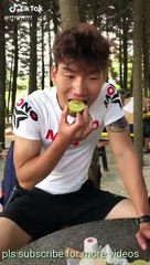 Lemon eating Challenge 