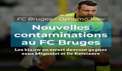 FC Bruges - Dynamo Kiev : les Blauw en Zwart privés de Mignolet et De Ketelaere