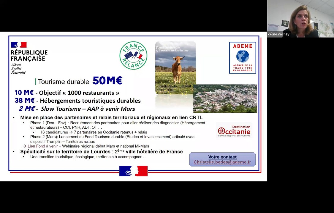 Webinaire du 18 février 2021, organisé par l’ADEME Occitanie, sur les dispositifs d’aides aux entreprises, dans le cadre du plan « France relance »