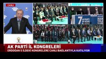 Cumhurbaşkanı Erdoğan'dan AK Parti kongrelerinde açıklamalar