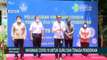 Antusiasme Vaksinasi Corona Untuk Guru dan Tenaga Pendidikan