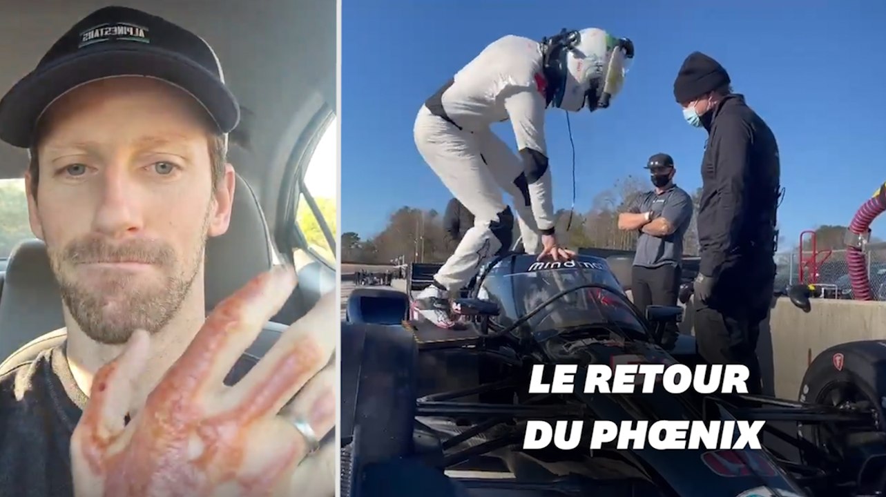 Romain Grosjean reprend le volant en IndyCar, 3 mois après son terrible accident