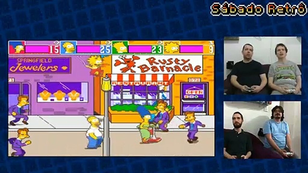Sábado Retrô - The Simpsons Arcade Game (Arcade)