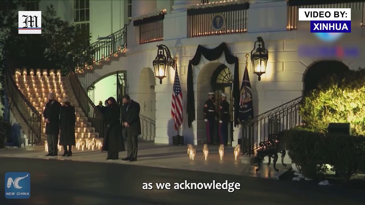 Candles lit at White House to honor half a million COVID-19 deaths in US