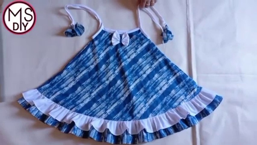 Baby dress sale cutting design