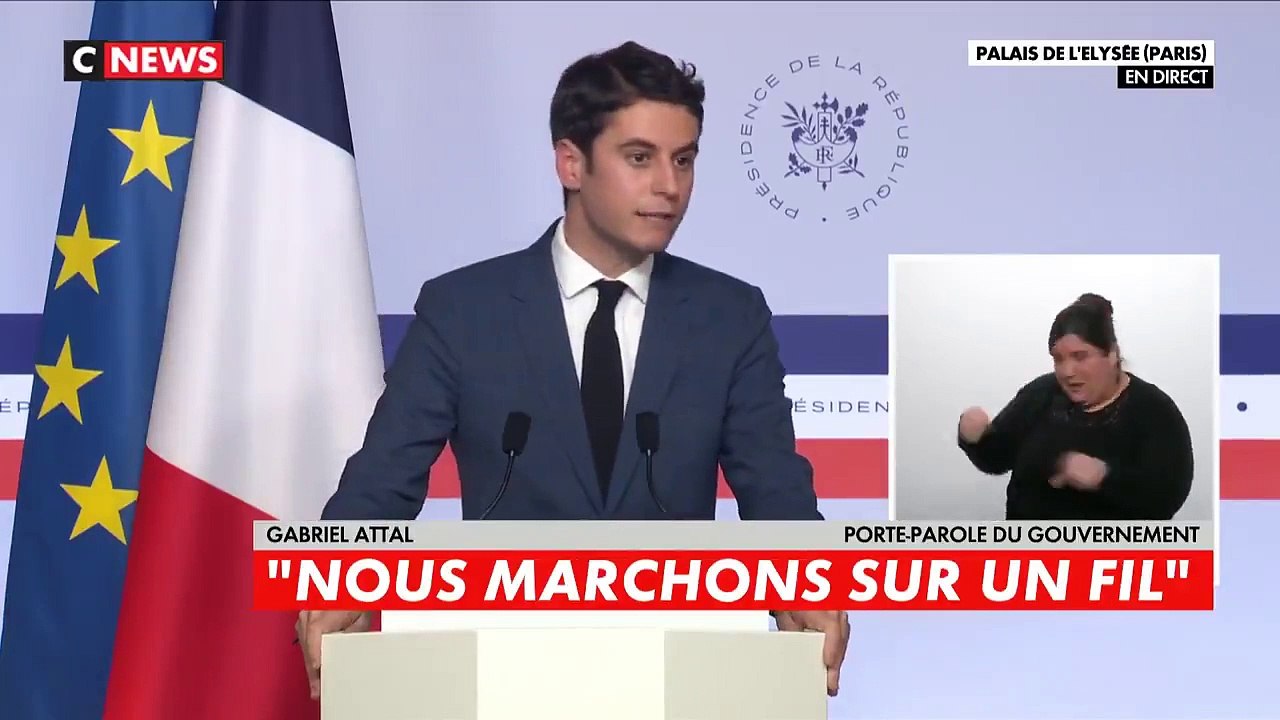 «Tous nos efforts doivent se poursuivre pour éviter d'avoir à décider d'un nouveau confinement national [...] la stratégie c'est de prendre des décisions localisées au bon moment», le porte-parole du gouvernement, Gabriel Attal