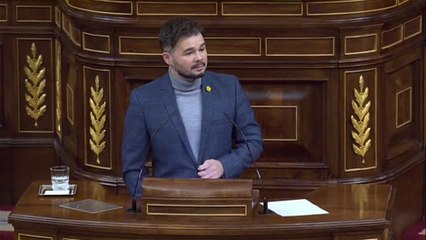 Rufián: "Los contenedores se reponen, la esperanza no"