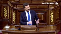 Casado pide a Sánchez que convoque un debate sobre el estado de la Nación y le exige que reconozca 