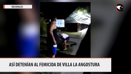 Así detenían al femicida de Villa La Angostura