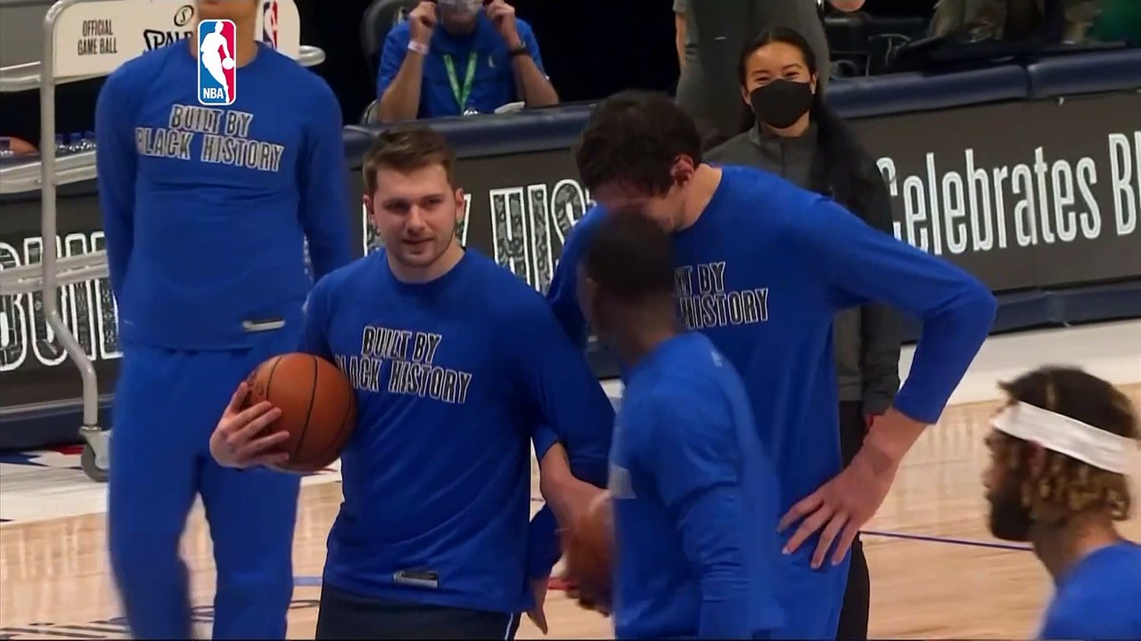 Doncic and Boban show off their two-step dance moves before win over Boston