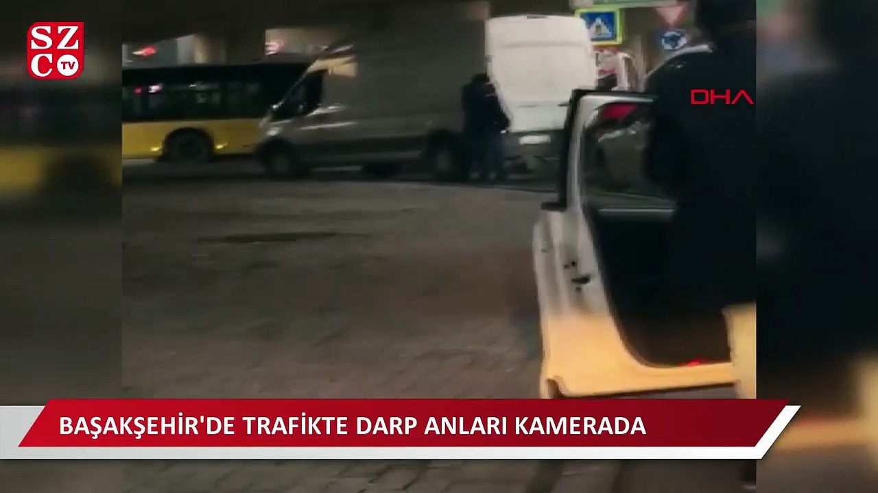 Önce çarptı sonra dövdü!
