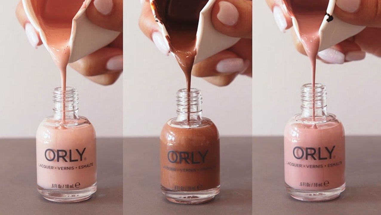 Customize nude polishes at ORLY's color labs