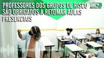 Professores dos grupos de risco são obrigados a retomar aulas presenciais em São Caetano