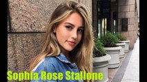 Sylvester Stallone 3 Beautiful daughters _Sophia Rose Stallone _ Sistine Rose _Scarlet Rose
