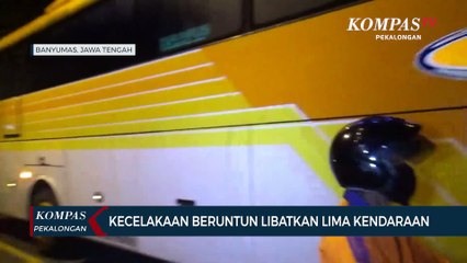 Kecelakaan Beruntun Libatkan Lima Kendaraan