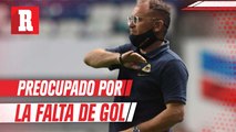 Andrés Lillini, preocupado por la falta de gol en Pumas