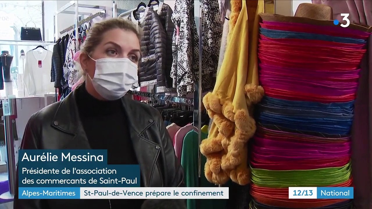 Alpes-Maritimes : Saint-Paul-de-Vence se prépare au confinement le week-end