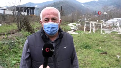 Yoğun Kar yağışı seraları yıktı geçti