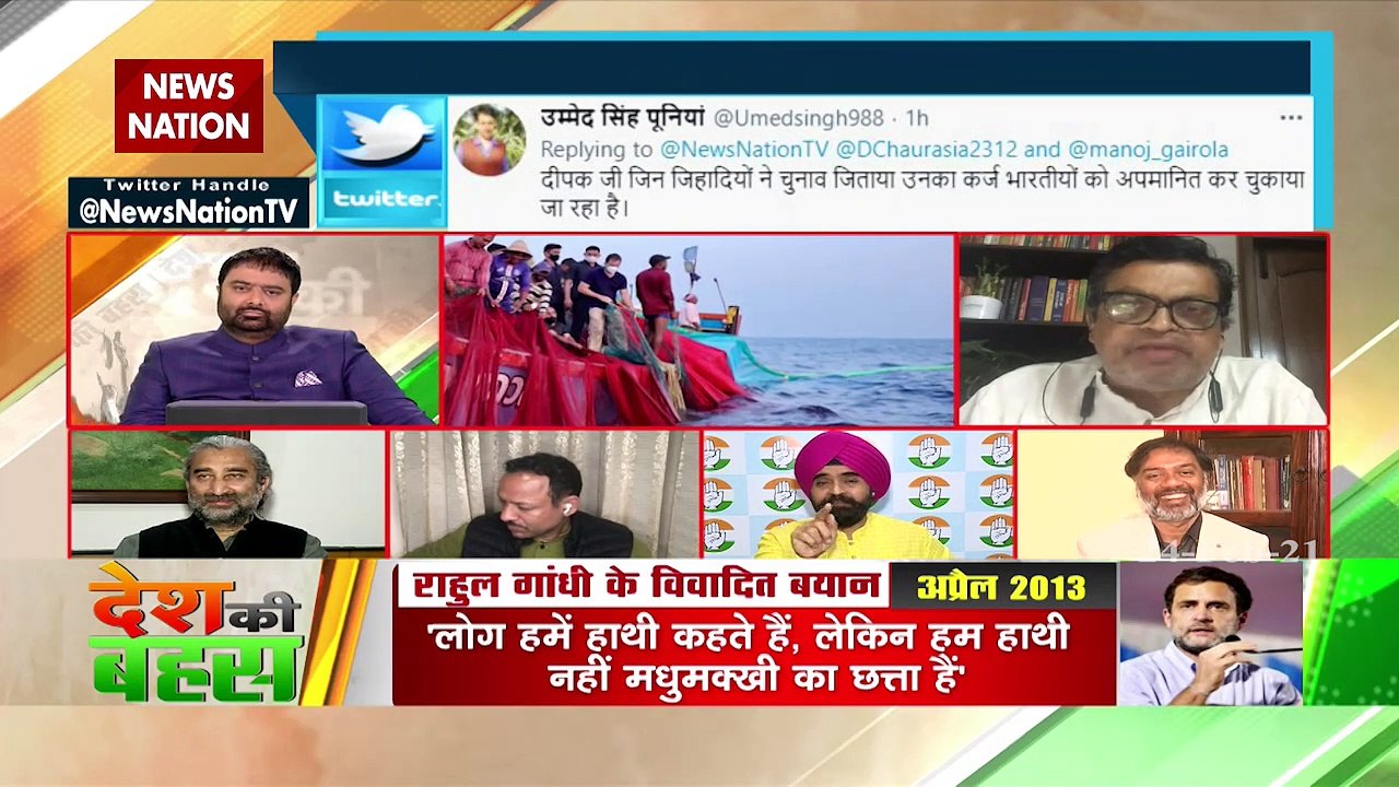 Desh Ki Bahas : बंटवारे की राजनीति का नया बवंडर क्या ?