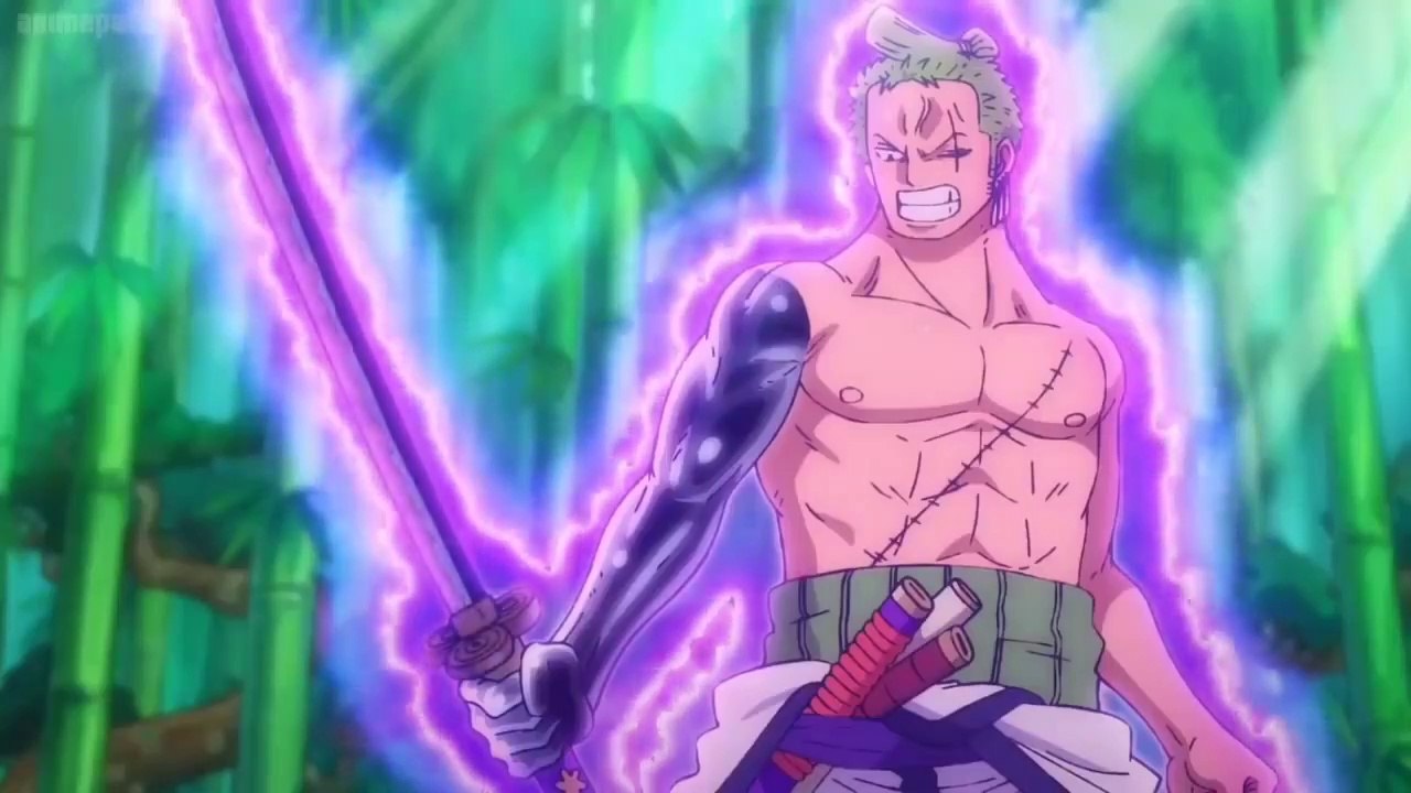The Power of Enma, Zoro cut the whole cliff ONE PIECE Highlight