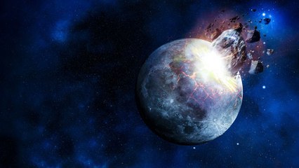 What If Halley’s Comet Crashed Into the Moon?