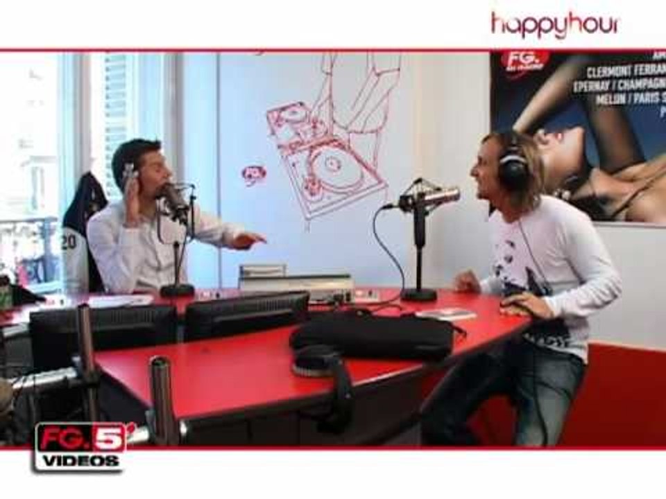 DAVID GUETTA EN INTERVIEW CHEZ  RADIO FG - HAPPY HOUR