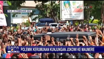 Polemik Kerumunan Kunjungan Presiden Jokowi ke Maumere