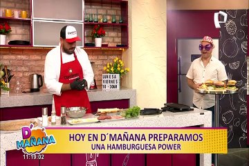 D´ Mañana te enseña a preparar una “Hamburguesa Power”