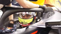 Sergio 'Checo' Pérez se sube al RB16 por primera vez