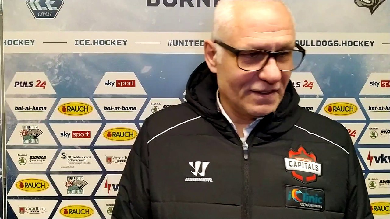 Peter Draisaitl nach dem Sieg gegen Dornbirn