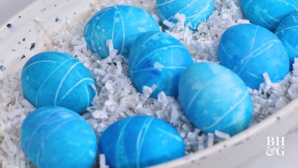 Shibori-Inspired Easter Eggs | Made by Me | Better Homes & Gardens