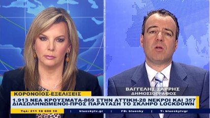 Δελτίο Ειδήσεων απο το BLUESKY για την  24/02/21