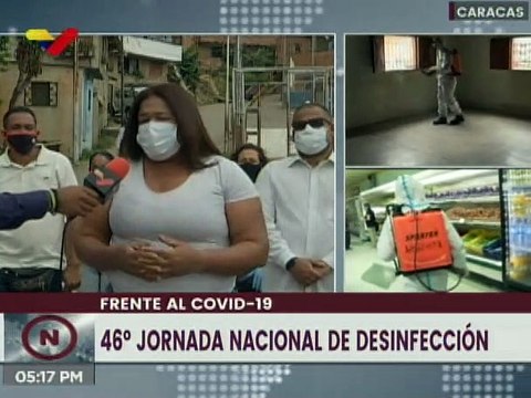 Gobierno realizó jornada de desinfección para la prevención de la COVID-19 en la comuna El Sueño de un Gigante de Coche