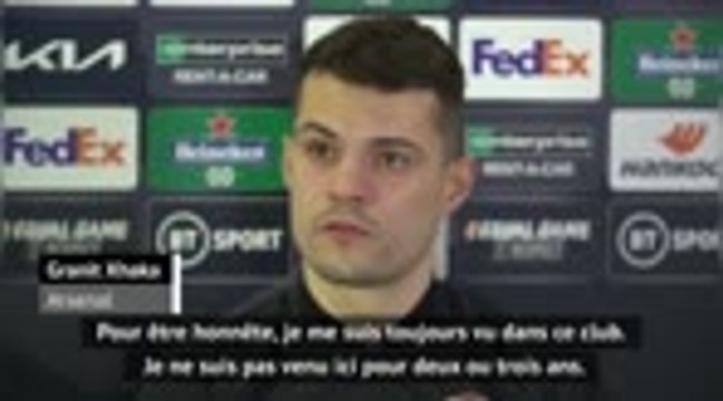 Arsenal - Xhaka : Je suis venu ici pour rester longtemps