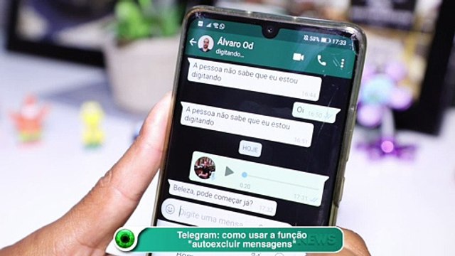 Telegram- como usar a função autoexcluir mensagens