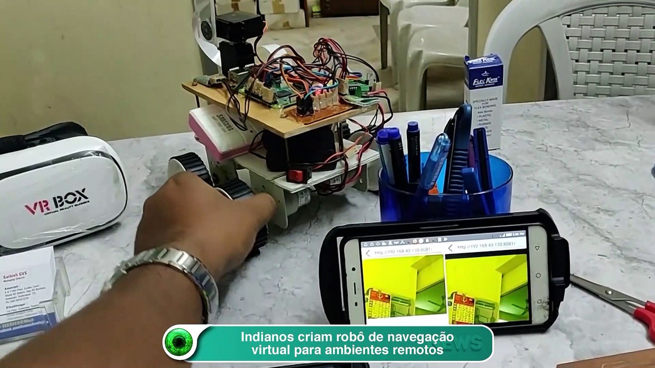 Indianos criam robô de navegação virtual para ambientes remotos