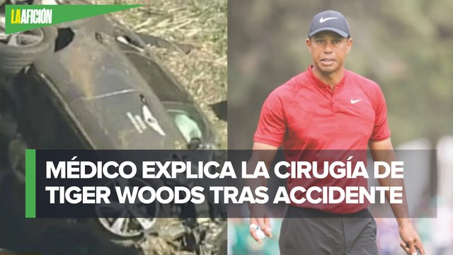 Tiger Woods se recupera de larga cirugía tras múltiples fracturas en la pierna derecha