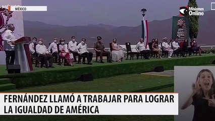 Fernandez llamó a trabajar para lograr la igualdad de America
