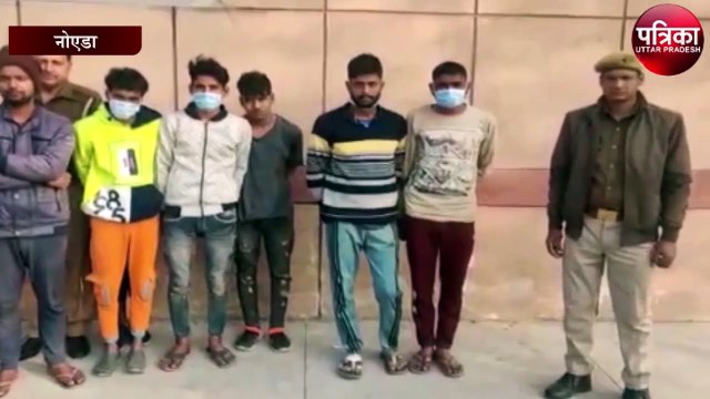 नोएडा पुलिस ने पकडे मोबाइल लुटेरे कई मोबाइल फोन बरामद