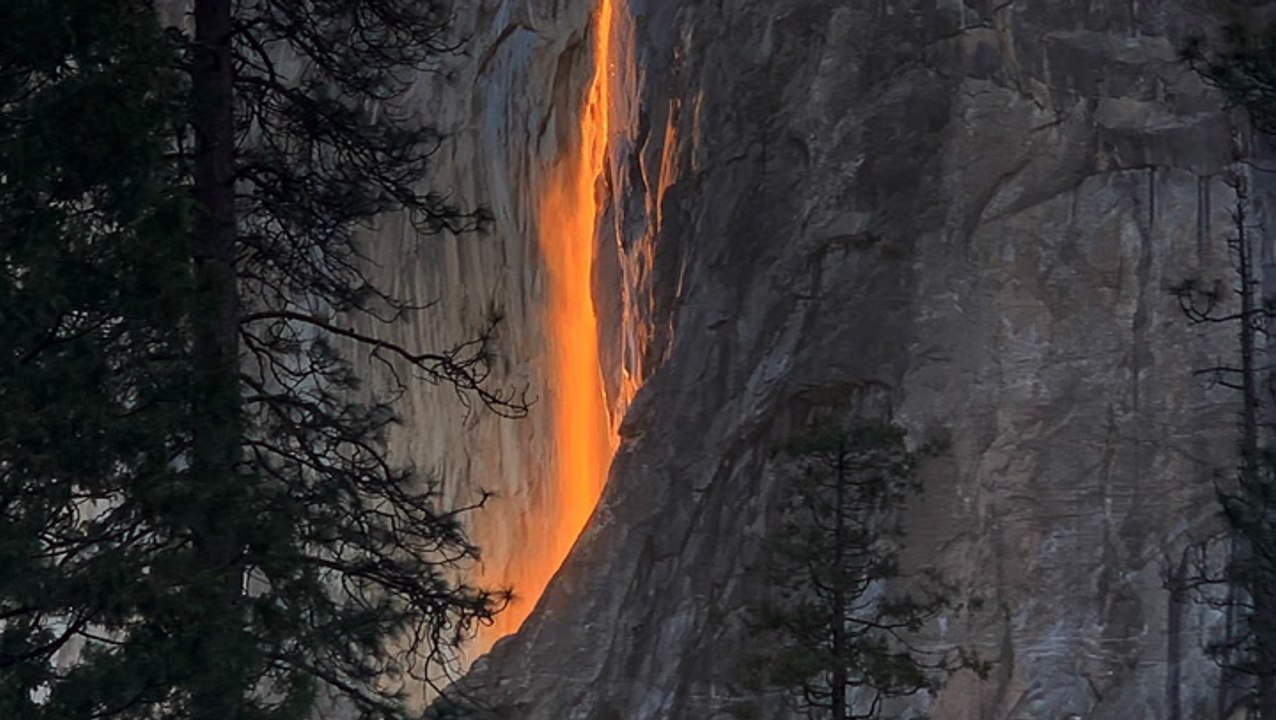 Firefall: A rare winter phenomenon