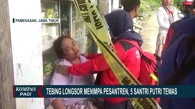 Keluarga Histeris, 5 Santri Putri Tewas Tertimpa Longsor di Ponpes Annidhoniyah Pamekasan