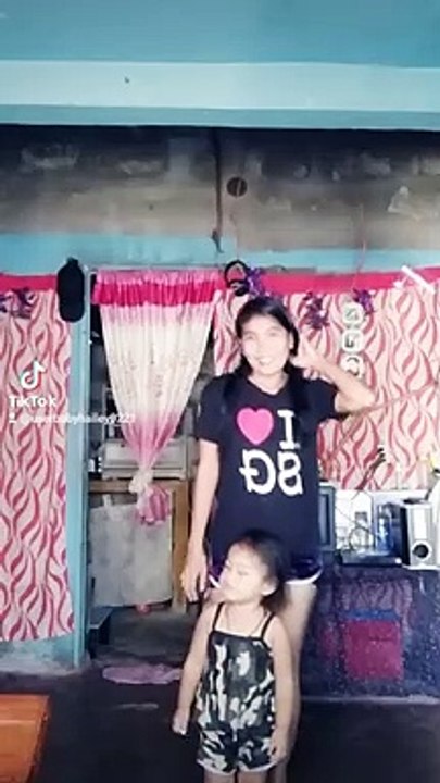 With my daughter