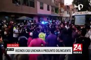 Los Olivos: vecinos exigen mayor patrullaje para frenar inseguridad ciudadana