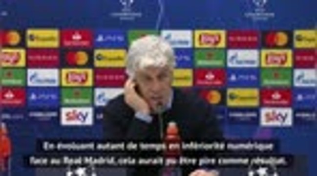 8es - Gasperini : L'Atalanta a été malchanceuse...