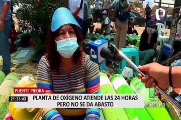 Puente Piedra: nueva planta de oxígeno atiende las 24 horas, pero no se da abasto