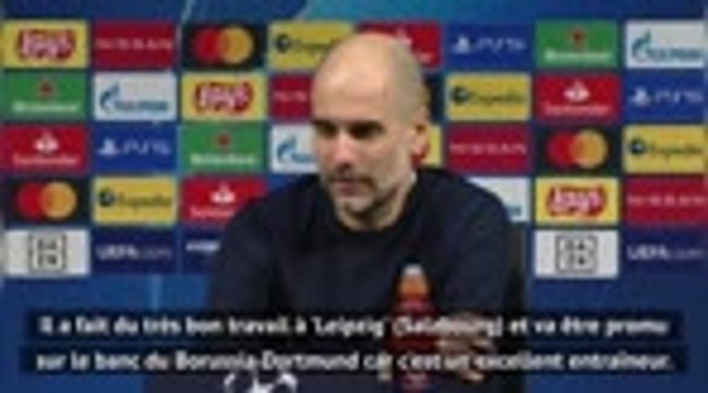 8es - Guardiola : Il y a des entraîneurs de grand talent en Allemagne