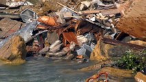 شاهد: انهيار جزء من مقبرة بساحل الريفيرا الإيطالي