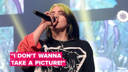 Billie Eilish reveals pressure to try to always be nice to her fans