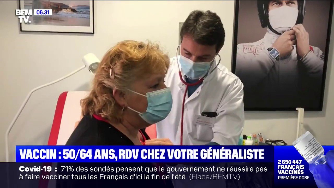 Covid-19: la vaccination chez les médecins généralistes débute ce jeudi pour les 50-64 ans