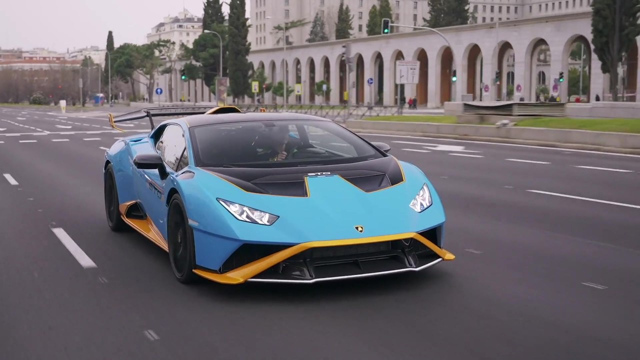 Der neue Lamborghini Huracán STO in Madrid